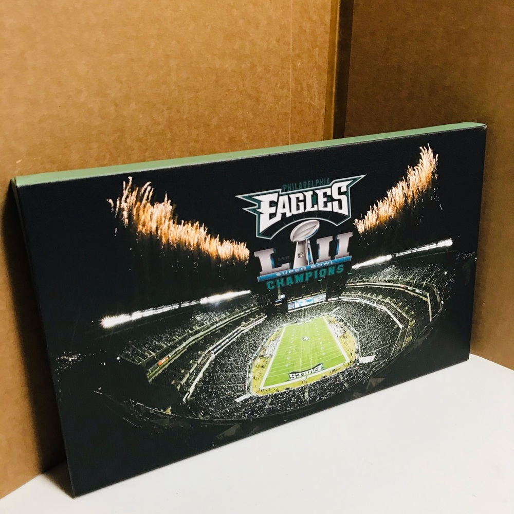 Eagles stadium super-bowl celebration canvas print